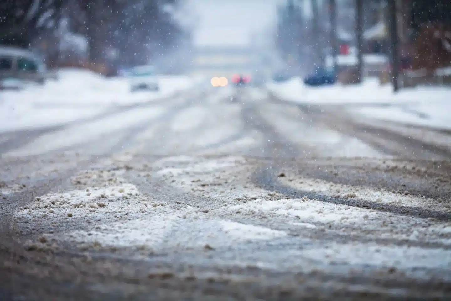 Snow sanding service